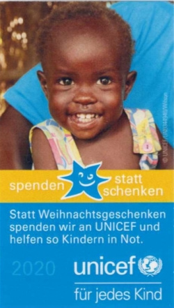 Unicef Spenden statt Schenken 2020 Unicef Spenden statt Schenken 2020
